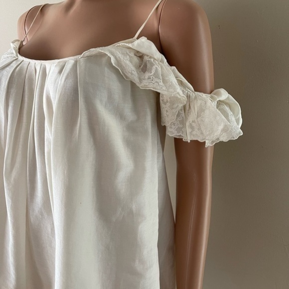 Vintage: De Barbara BUI Top - Lacey sleeve - Picture 3 of 4